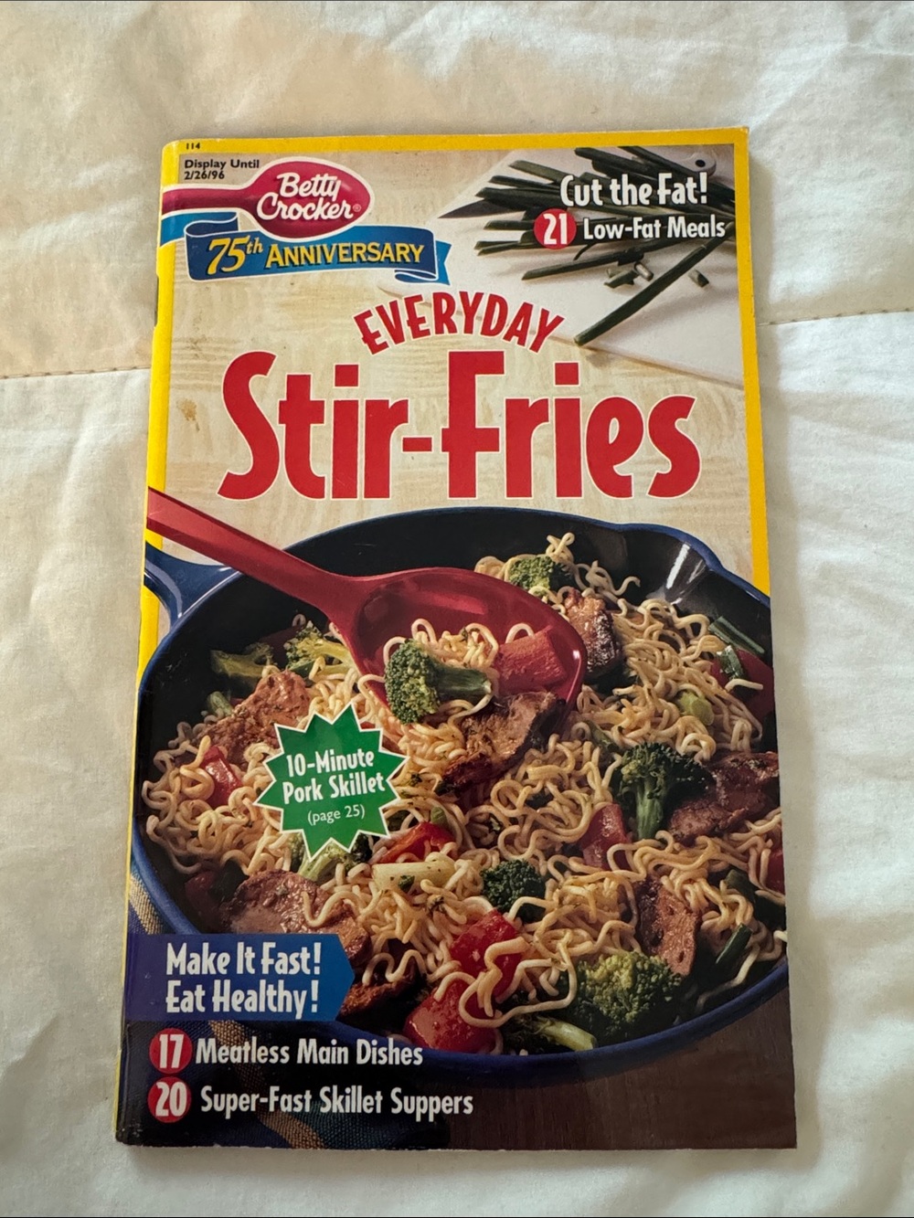 Vintage Betty Crocker Everyday Stir-Fries Cookbook
